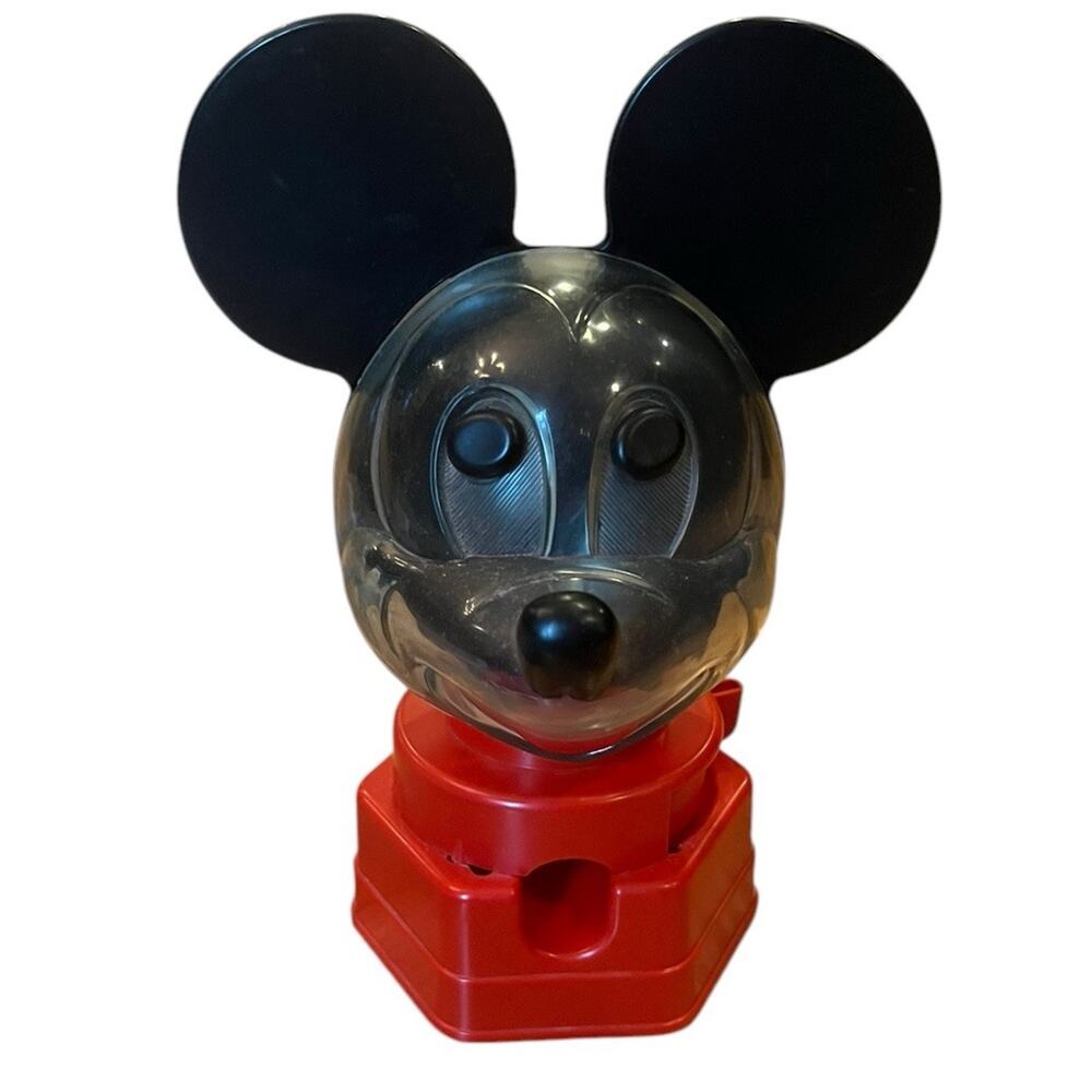 Mickey Mouse Gum Ball Machine Hasbro USA 1968 Vintage Rare 9" tall display candy
